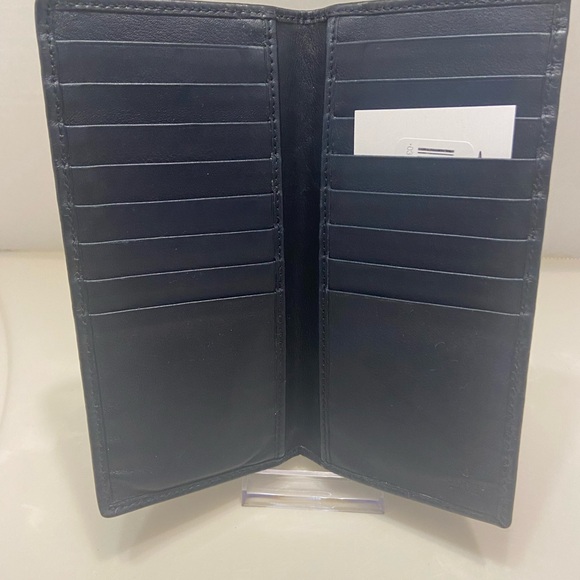 Gucci Wallet navy blue. Long micro GG wallet. Luxury leather - Picture 8 of 13